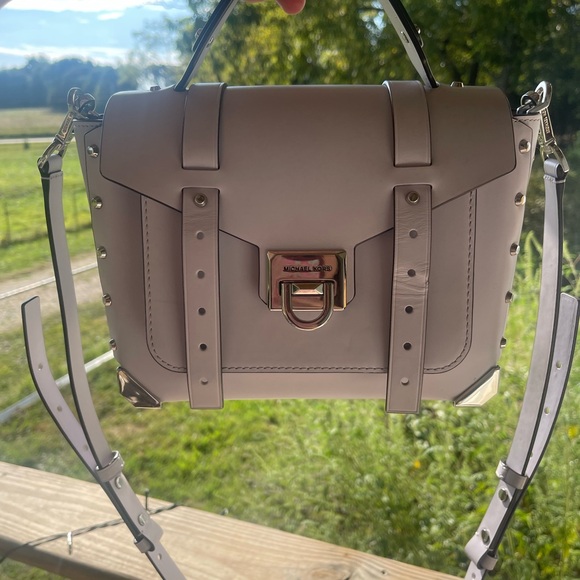 Michael Kors Light Purple Satchel with Silver Accents - Picture 1 of 3
